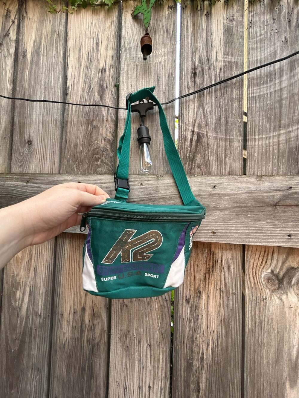 Vintage K2 Sport Racing Fanny Pack Waist Bag